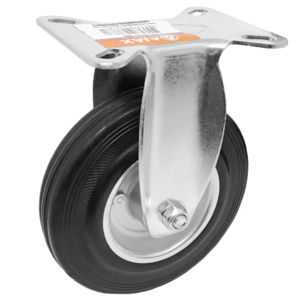 Rodízio de Borracha 5 pol Fixo A09752-F Ajax